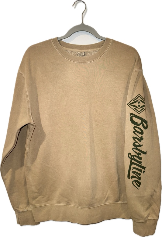 Barsbyline Crewneck Sweatshirt (Barsbyline on Sleeve)