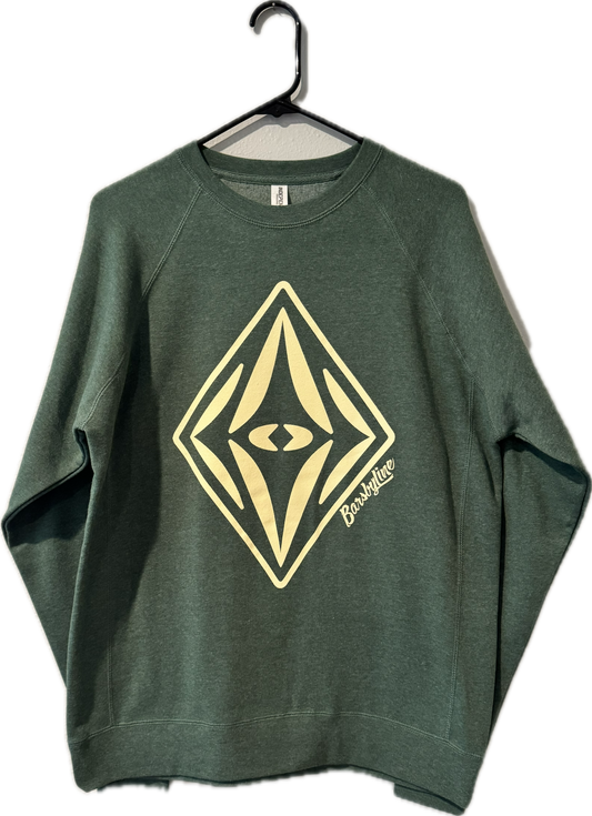 Special Blend Crewneck Raglan Sweatshirt (Barsbyline Big Diamond Logo)