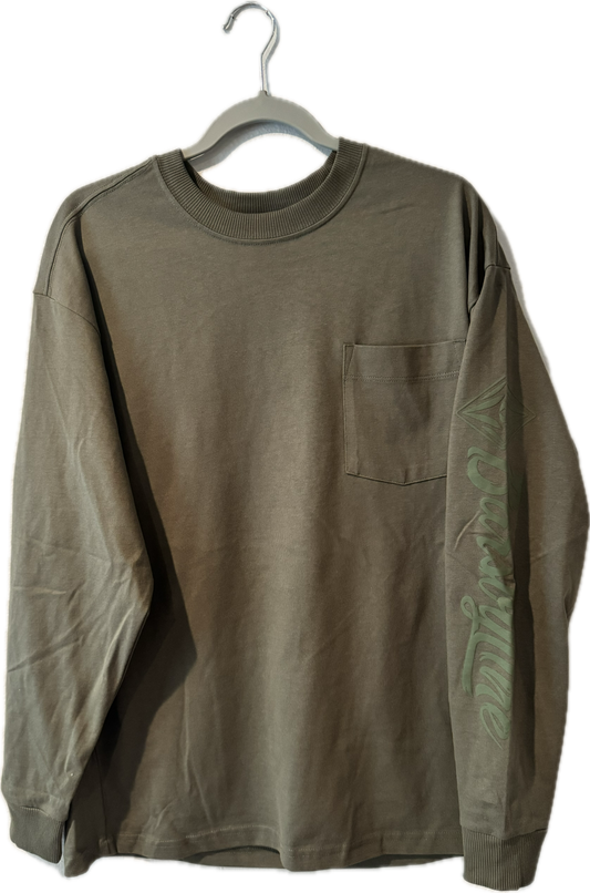 Barsbyline Heavyweight Longsleeve Pocket Tee (Barsbyline on sleeve)